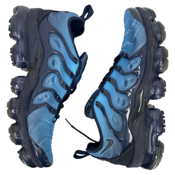 Nike Air Vapormax Plus Sz 8 Blue Obsidian Navy Photo Blue Black 924453-401 mens - Picture 7 of 9